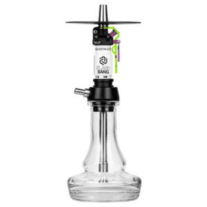 Cachimba Amotion Flash Bang Toxic alemana de 40 cm con mástil de más de 30 piezas y plato grabado a láser