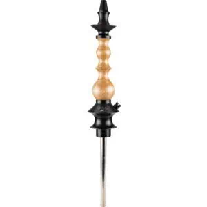 Cachimba Regal Hookah Queen Clear Satin con madera tratada y acabado mate elegante