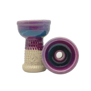 Cazoleta TGS Highstorm artesanal de barro blanco con esmalte egipcio