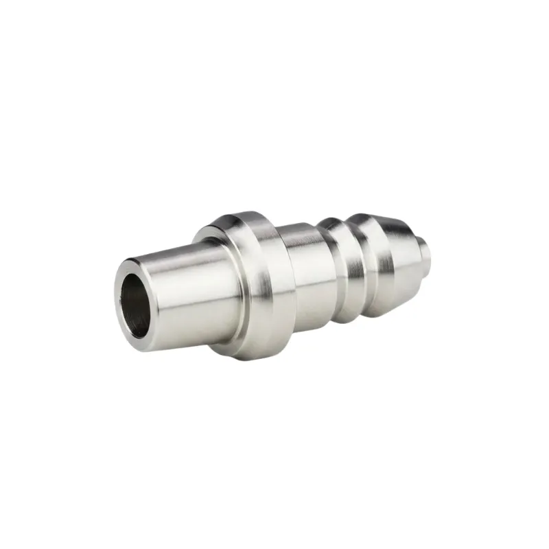 Conector de manguera Voodoo Smoke de acero inoxidable
