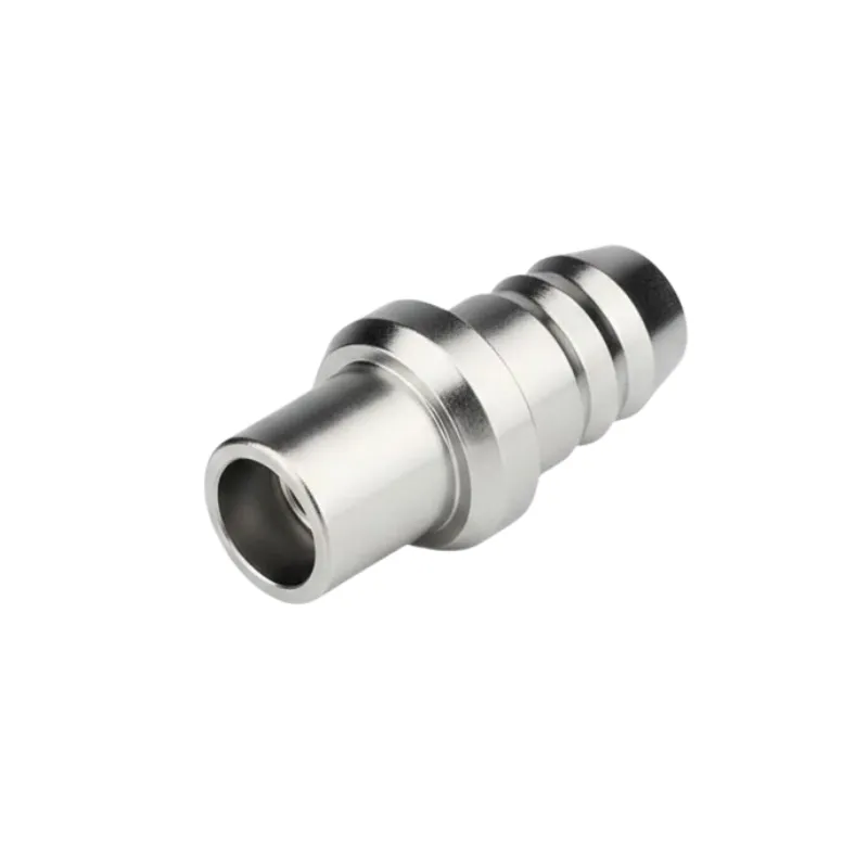 Conector de manguera Voodoo Smoke de acero inoxidable