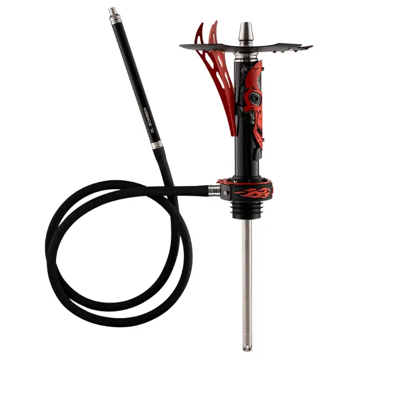 Cachimba El Bomber Apocalypse inspirada en Mad Max con purga de calavera central y acero AISI 304