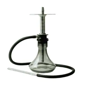 Cachimba Tempus Mini griega de acero inoxidable con purga efecto cascada por las grecas