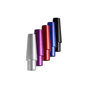Conector de manguera tradicional para cachimba de aluminio