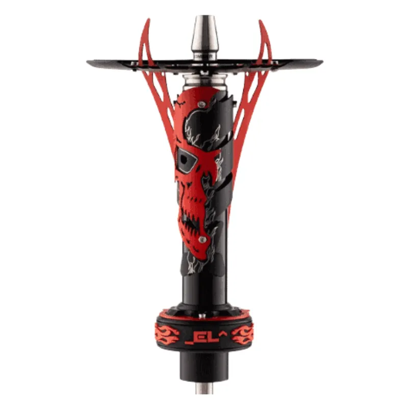 Cachimba El Bomber Apocalypse inspirada en Mad Max con purga de calavera central y acero AISI 304