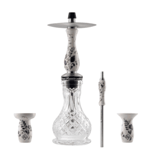 Cachimba RF Handmade Ghzel rusa de acero y porcelana pintada a mano