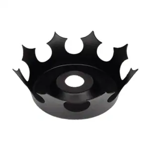 Plato Corona Crown para cachimba de acero inoxidable