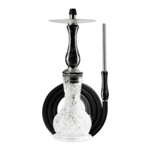 Cachimba RF Handmade Carbon rusa de acero inoxidable y carbón forjado con base de bohemia