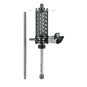 Cachimba Shi Carver MicroGun Black Edition rusa edición limitada de 50 unidades en acero inoxidable V2A con cámara giratoria 360 grados y acabado Black