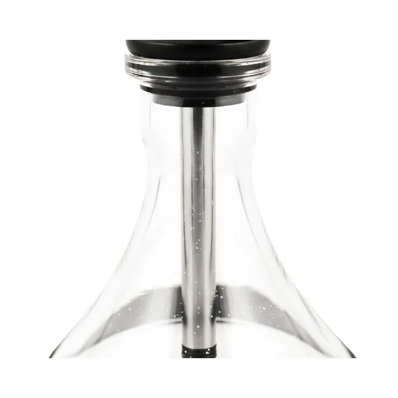 Cachimba AVION Stick R Mini rusa en acero inoxidable de calidad quirúrgica y nylon con sistema de purga único, 4 bolas de purga, conector rápido y difusor desenroscable en The Good Shisha
