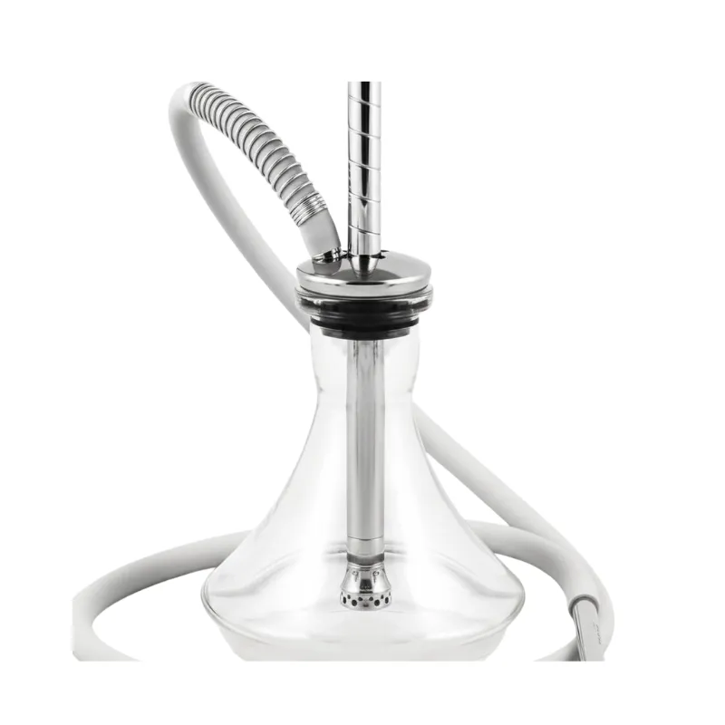 Cachimba AVION Stick RS Mini rusa en acero inoxidable de calidad quirúrgica y nylon con sistema de purga único, 4 bolas de purga, conector rápido y difusor desenroscable en The Good Shisha