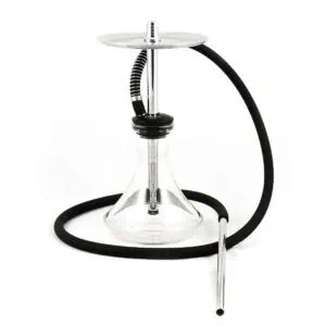 Cachimba AVION Stick R Mini rusa en acero inoxidable de calidad quirúrgica y nylon con sistema de purga único, 4 bolas de purga, conector rápido y difusor desenroscable en The Good Shisha