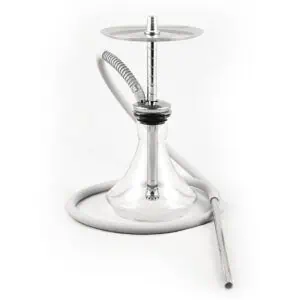 Cachimba AVION Stick RS Mini rusa en acero inoxidable de calidad quirúrgica y nylon con sistema de purga único, 4 bolas de purga, conector rápido y difusor desenroscable en The Good Shisha