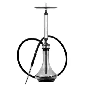 Cachimba Conceptic Design Steel rusa con acero inoxidable, fibra de carbono y grabados láser exclusivos