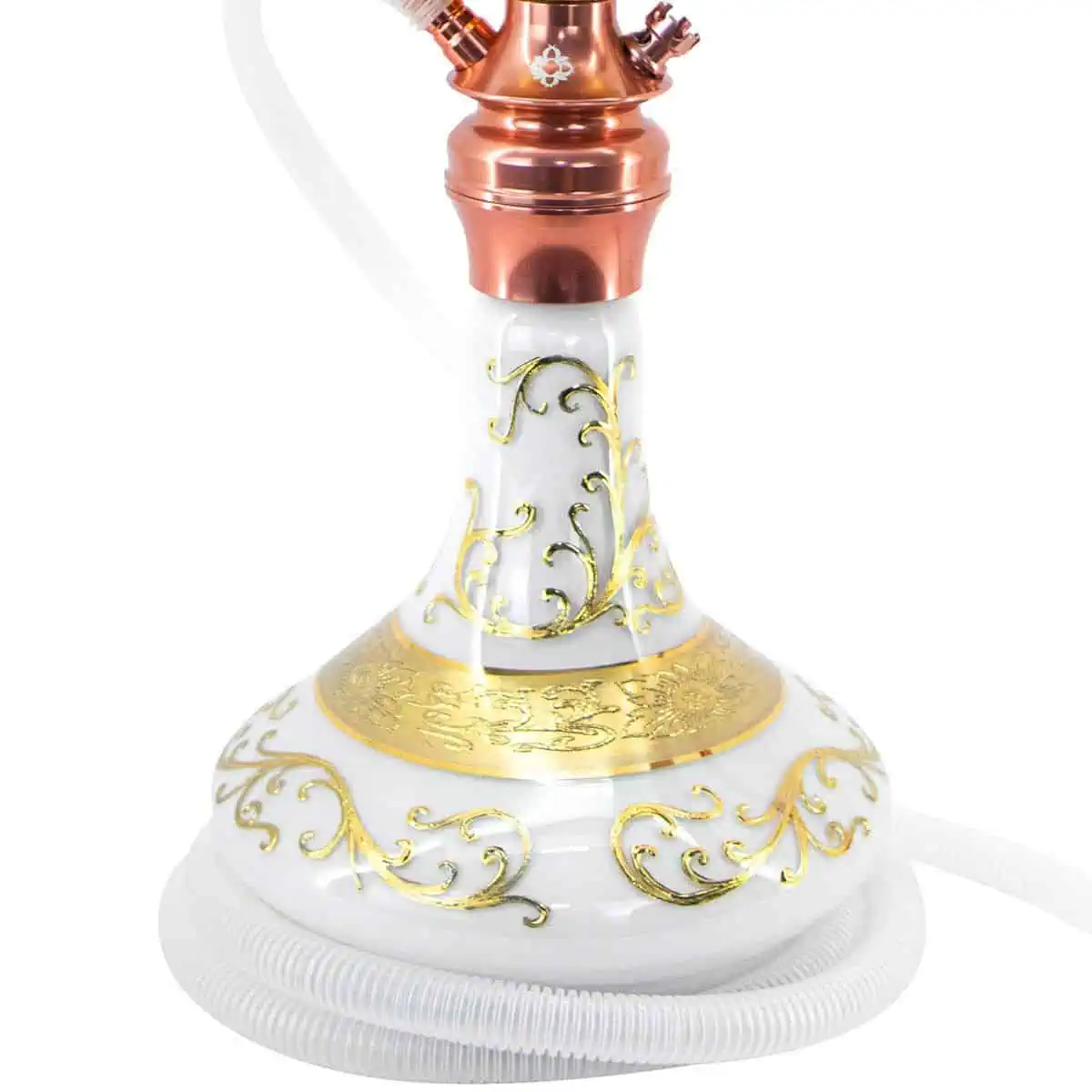 Cachimba Amazon Hookah Future Serie Ouro edición limitada 300 unidades con detalles oro 24K y base cristal Bohemia