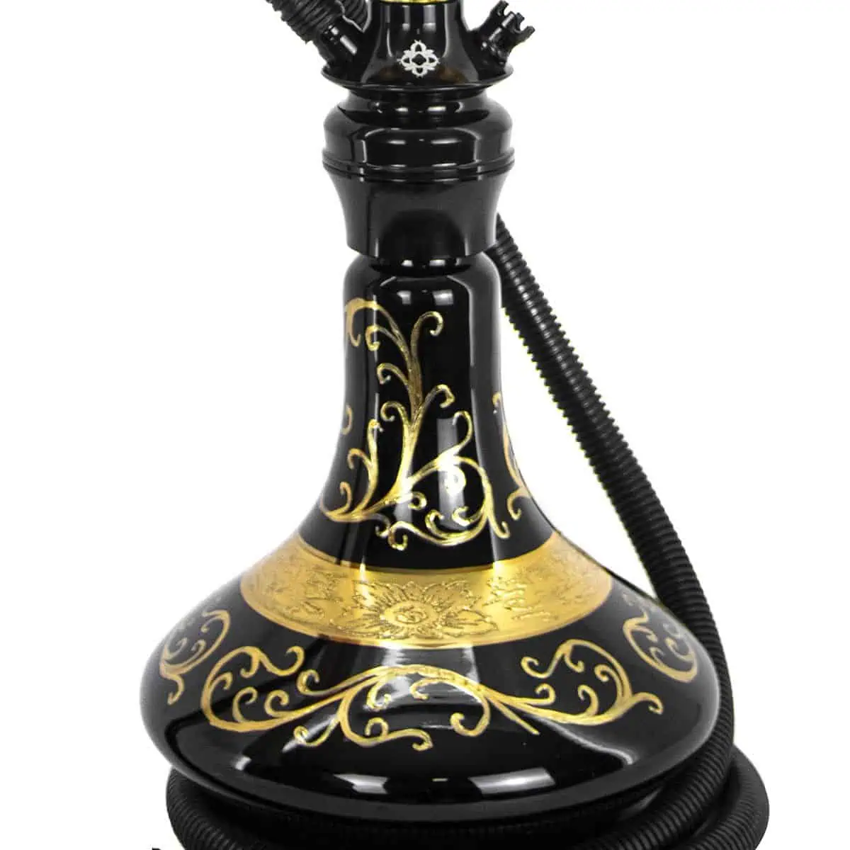 Cachimba Amazon Hookah Future Serie Ouro edición limitada 300 unidades con detalles oro 24K y base cristal Bohemia