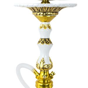 Cachimba Amazon Hookah Future Serie Ouro edición limitada 300 unidades con detalles oro 24K y base cristal Bohemia