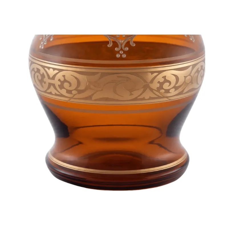 Base El Nefes Bohemian Jumbo de cristal de Bohemia de 26 cm