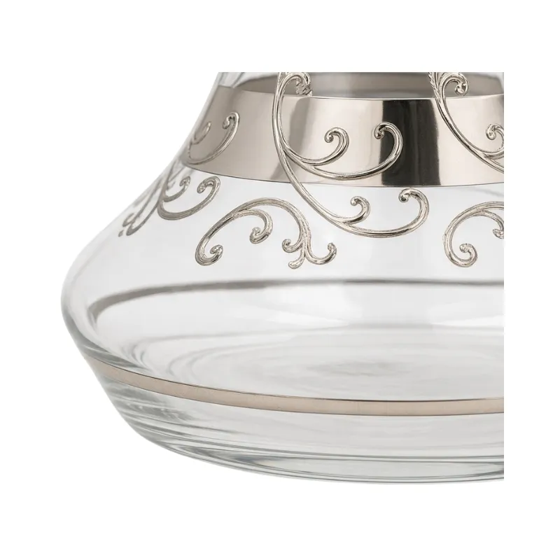Base The Legend Mini Mercury de 20 cm en cristal soplado