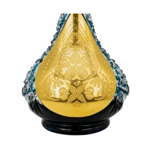 Base Caesar Cashmere Turquoise Gold en turquesa y oro