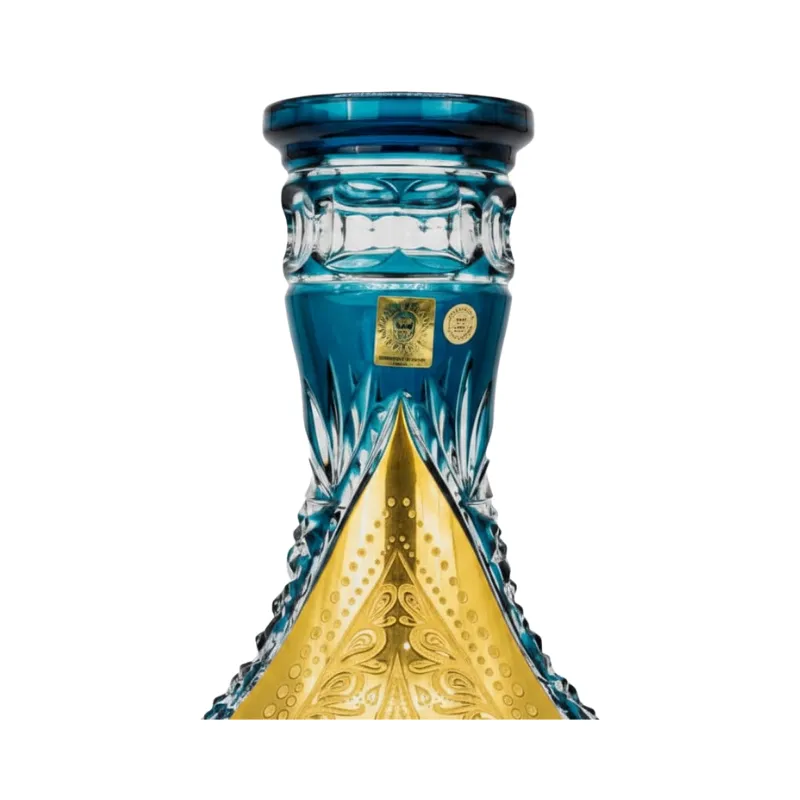 Base Caesar Cashmere Turquoise Gold en turquesa y oro