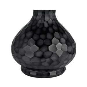 Base Caesar Mini Marble Drop Black con efecto mármol