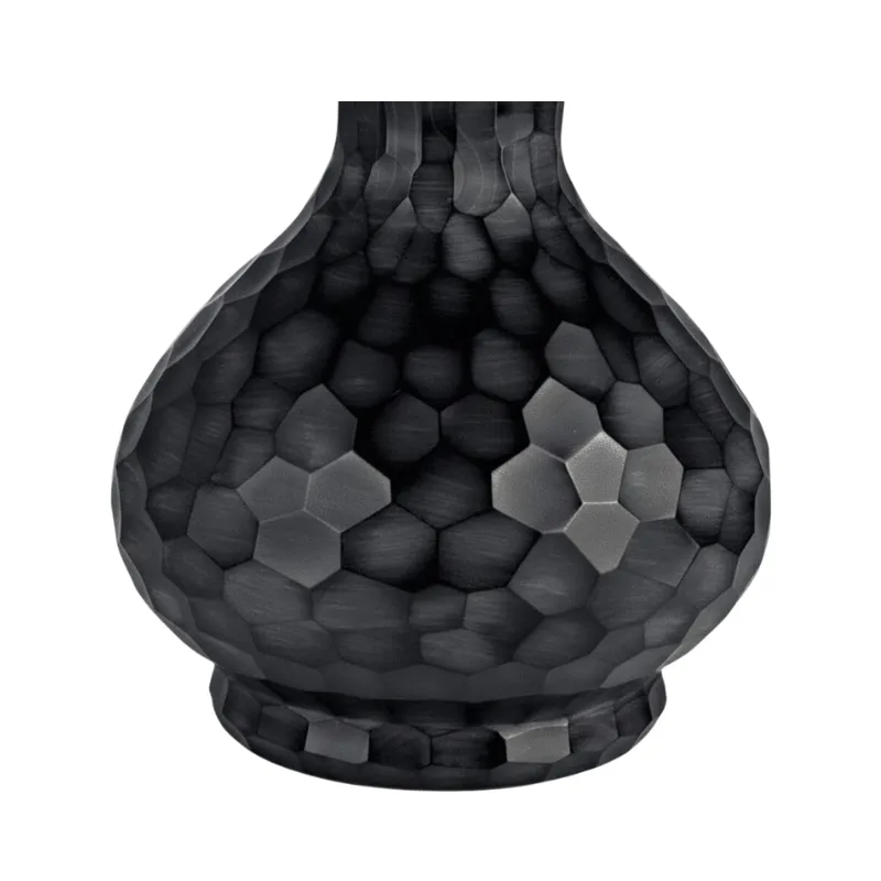Base Caesar Mini Marble Drop Black con efecto mármol