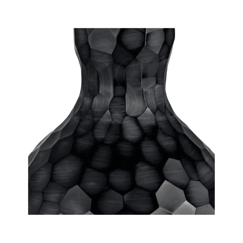 Base Caesar Mini Marble Drop Black con efecto mármol
