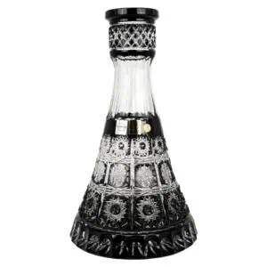 Base Caesar Trumpet Paula Black en negro brillante