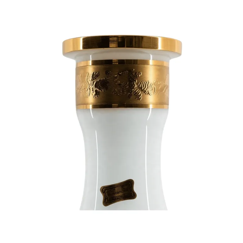 Base Egermann Morgiana Opal de 26 cm en cristal de Bohemia