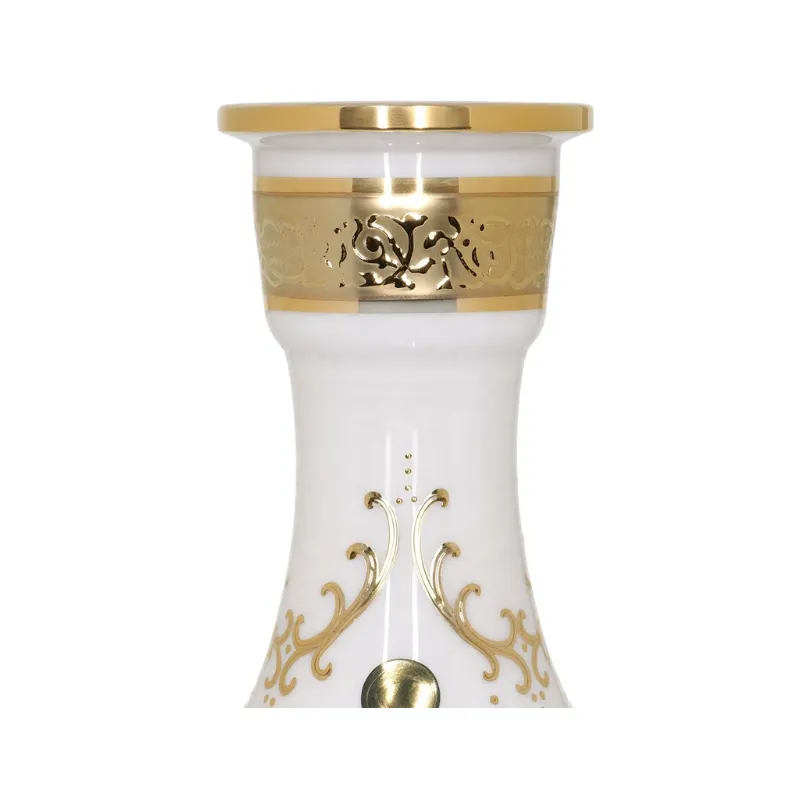 Base Egermann Nuwas Opal de 26 cm en cristal de Bohemia