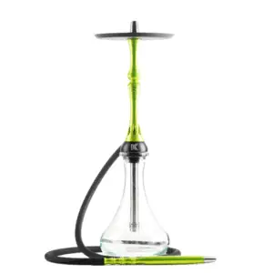Cachimba Alpha Hookah Kappa rusa premium con purga integrada en mástil y acero inoxidable