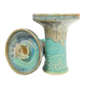 Cazoleta Alpaca Bowl Rook con depósito profundo y de pequeño diámetro grey blue