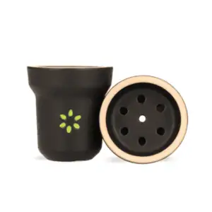 Cazoleta Solaris Dark Matter hecha a mano con diseño de maceta