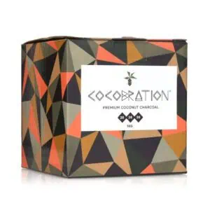 Carbón Cocobration 26mm para cachimba de cáscara de coco natural