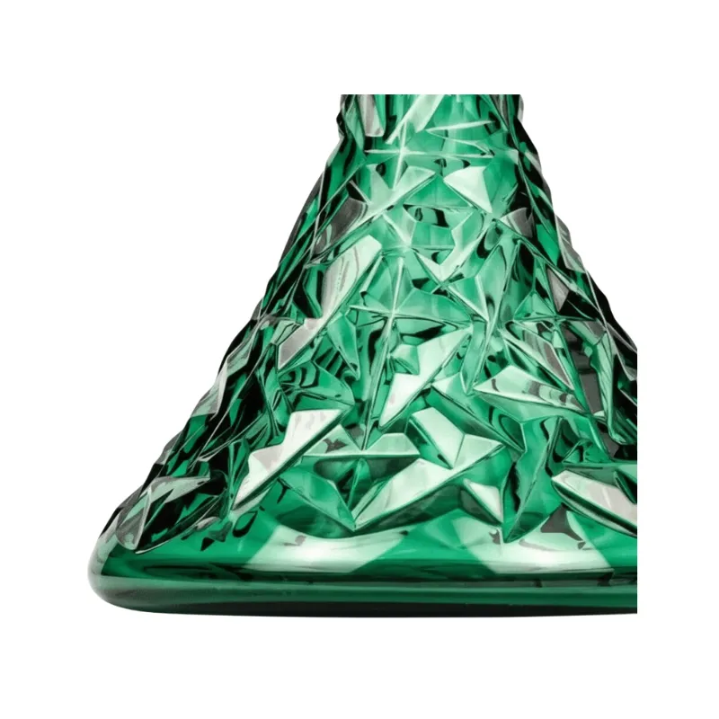 Base Caesar Rock Triangle Esmerald en verde esmeralda