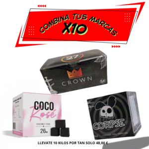 Pack de carbón Combina Tus Marcas x10 con selección personalizada