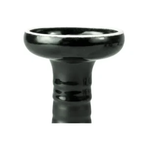 Cazoleta HC Cascade Soft Matte Black phunnel de arcilla con acabado mate y negro brillante