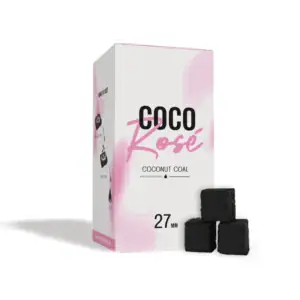 Carbón CocoRosé 27mm para cachimba natural premium