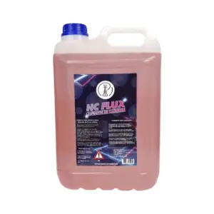 Limpiador cachimba Flux 5 litros en formato garrafa con spray cítrico para mangueras y boquillas