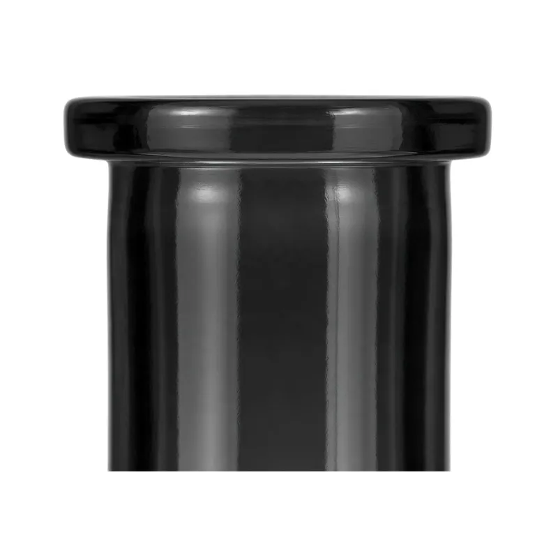 Base Tilled Trumpet Mini de 26 cm en cristal grueso tallado