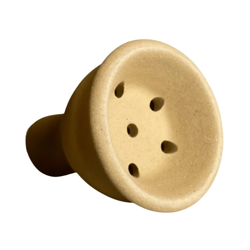 Cazoleta UPG Mini Unglazed turca de barro blanco sin esmaltar