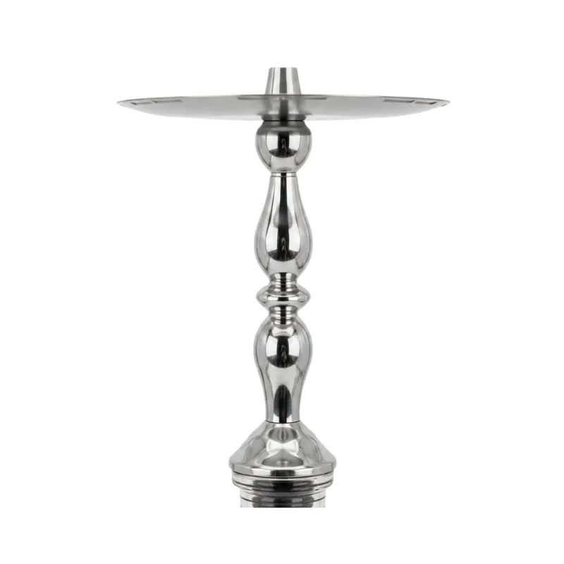 Cachimba VZ Hookah Tradi tradicional rusa en acero V2 y V4 con plato redondo y difusor ajustable