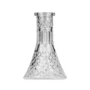 base cachimba puntos trumpet mini cristal diseño trumpet