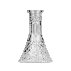 base cachimba puntos trumpet mini cristal diseño trumpet