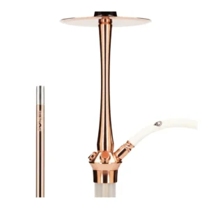 Cachimba El Badia C7 V2 en acero inoxidable con pack completo de accesorios mastil