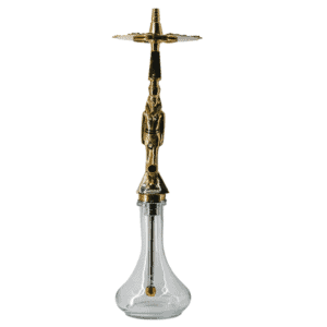 Cachimba Farida Hookah Tutankamon edición limitada egipcia fabricada por los mejores artesanos en Egipto con latón, cobre y acero inoxidable, inspirada en la historia del antiguo Egipto y el faraón Tutankamón en The Good Shisha