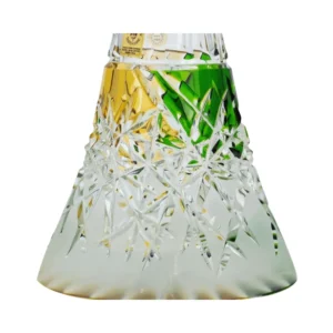 Base Caesar Mini Hoarfrost Trumpet Green Amber en verde y ámbar