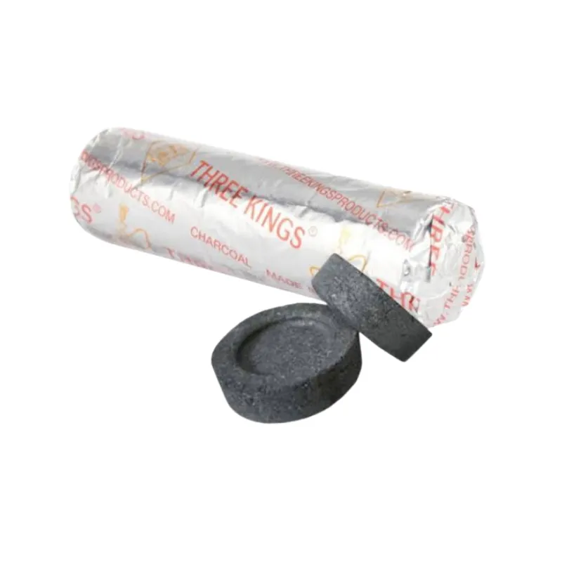 Carbón autoencendido Three Kings 40mm para cachimba