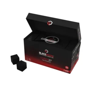 Carbón Black Coco 27mm 1kg premium hecho con coco natural